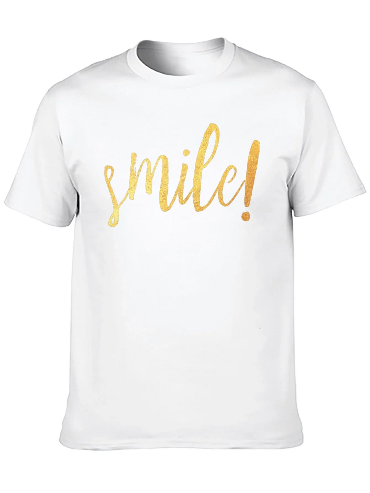 Smile! Graphic Tee - Soft Cotton Casual T-Shirt