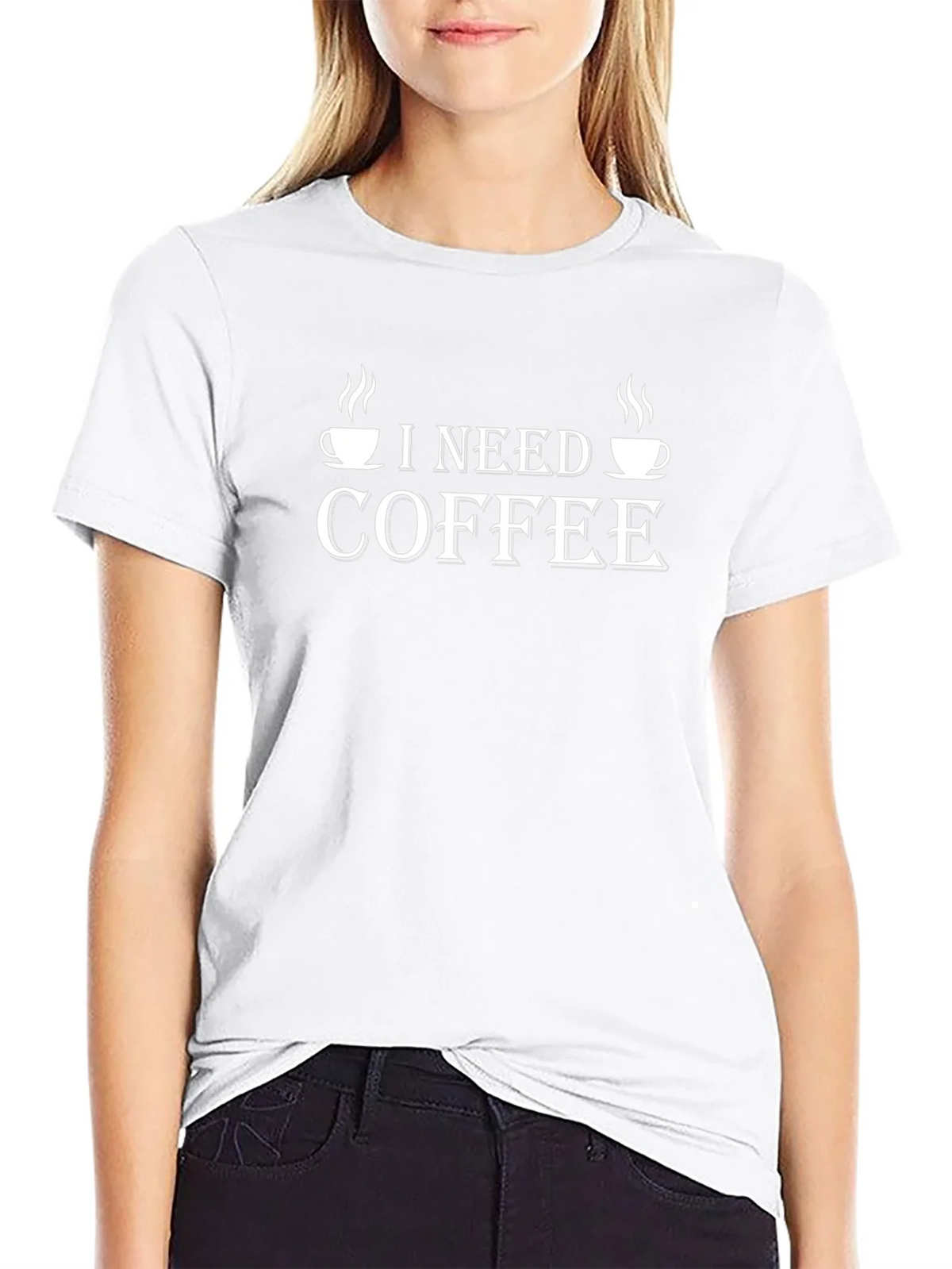 I Need Coffee Graphic T-Shirt -  Coffee Lover Tee