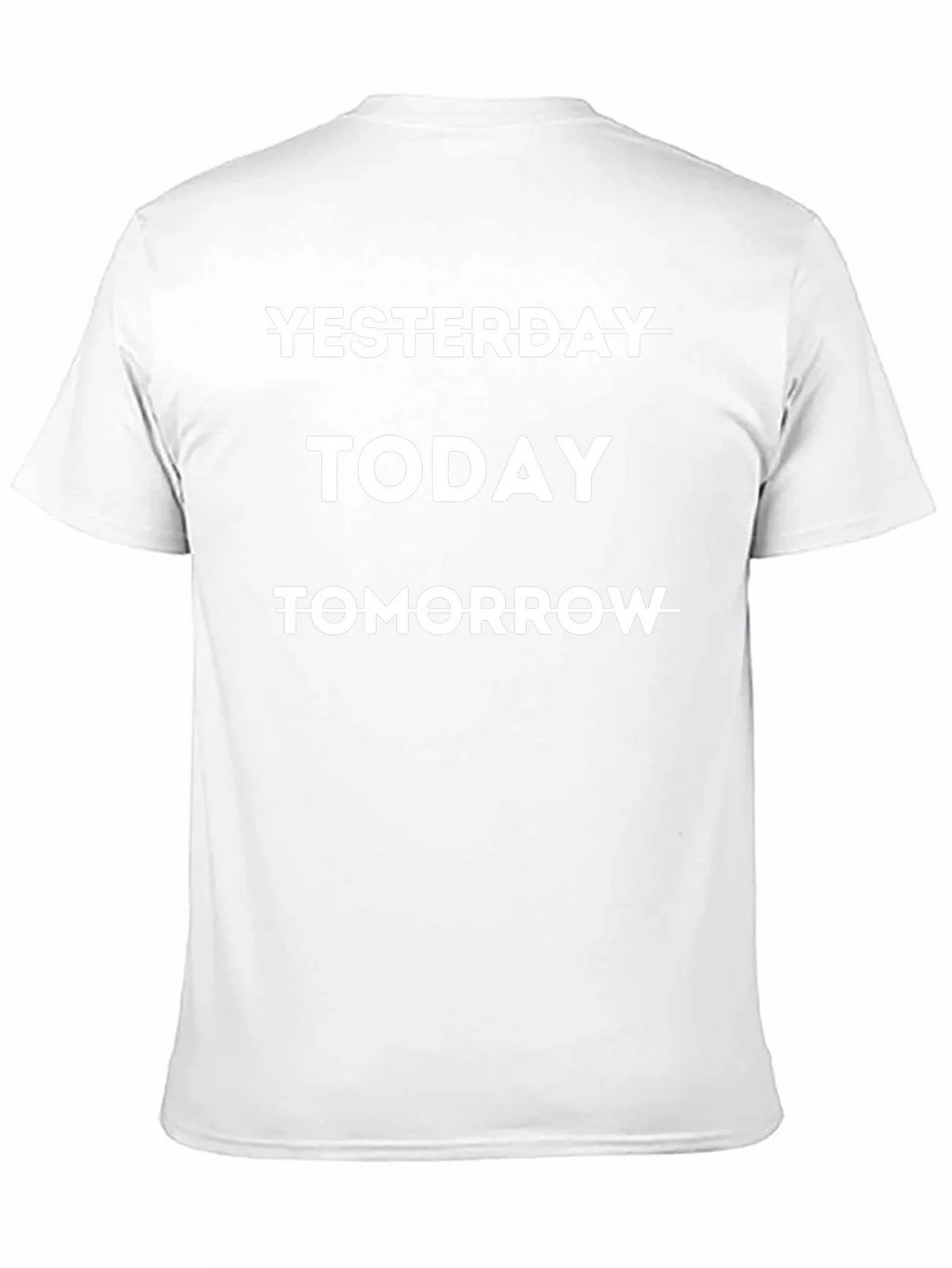 Yesterday Today Tomorrow Graphic Tee - Black