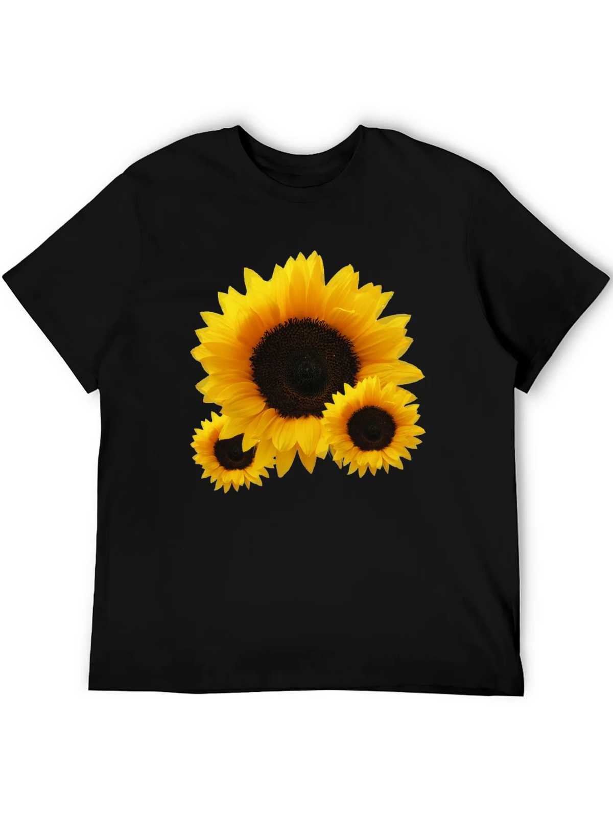 Sunflower Graphic Black Tee Shirt