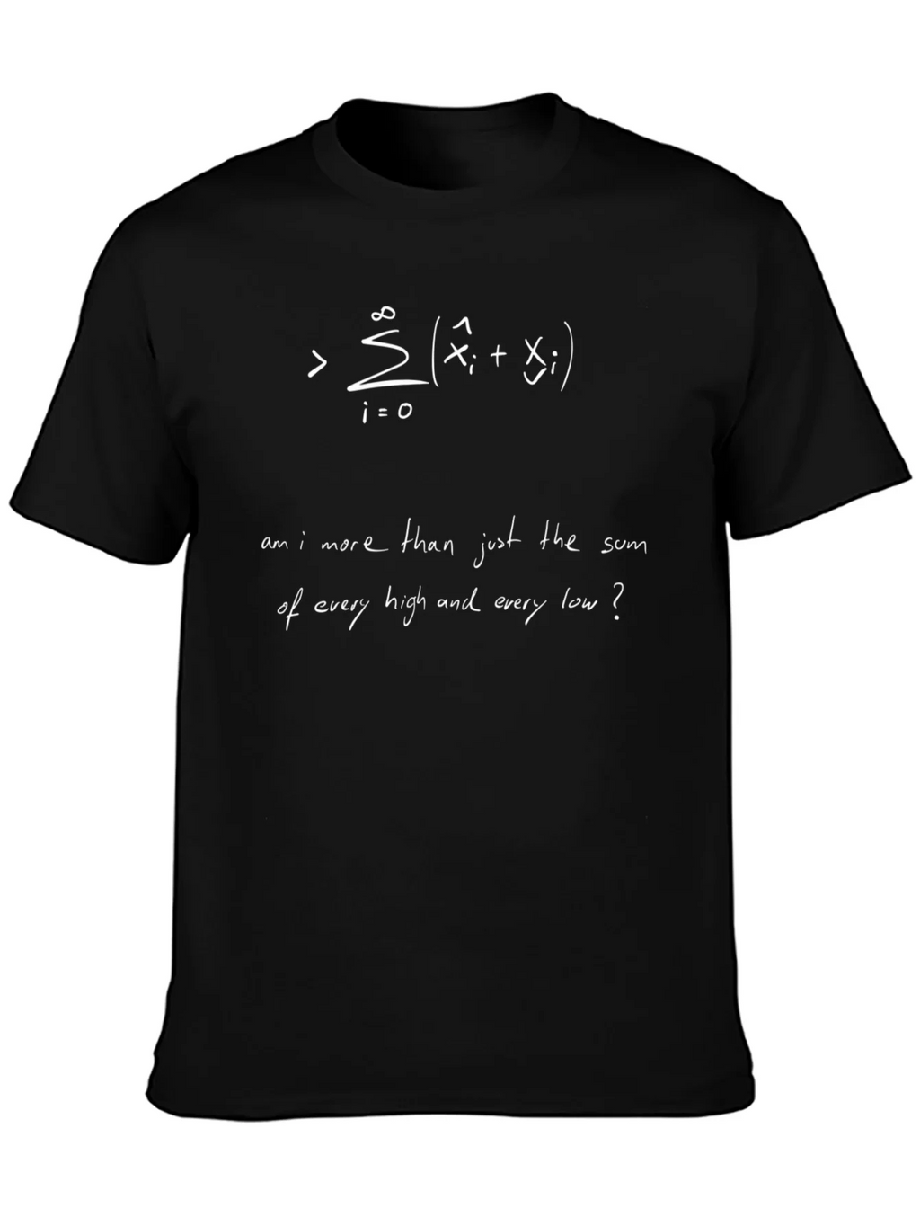 Math Equation T-Shirt - Sum of Experiences