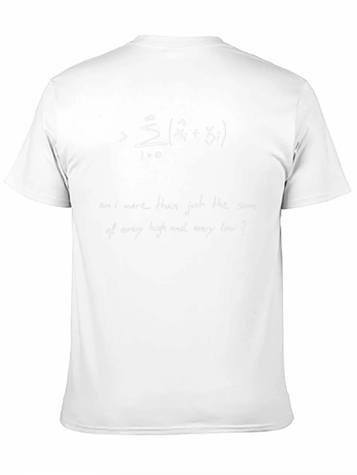 Math Equation T-Shirt - Sum of Experiences
