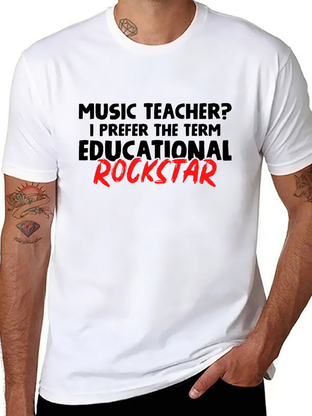 Music Teacher Educational Rockstar T-Shirt