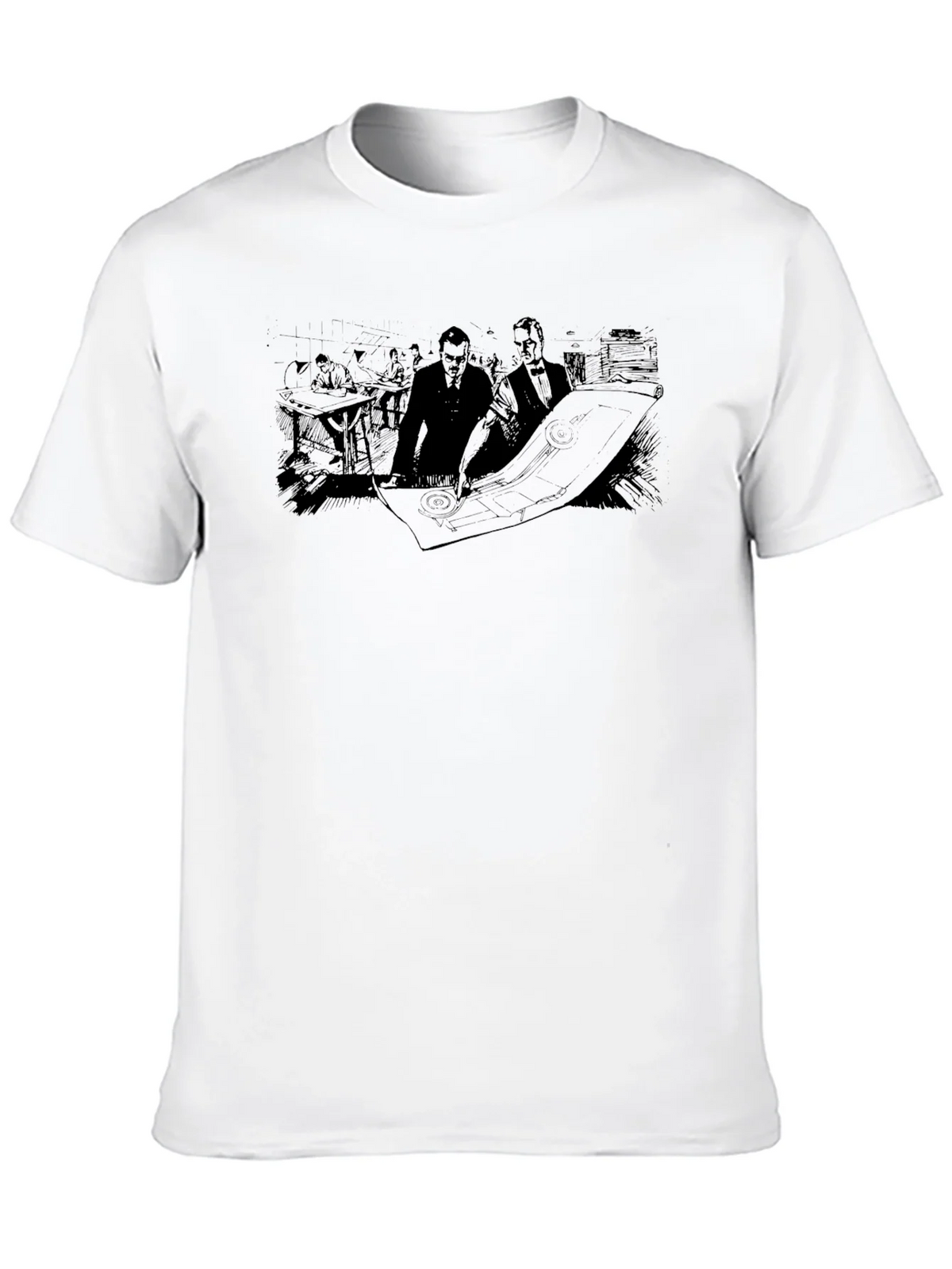 Blueprint Graphic Tee - Mens Black Short Sleeve