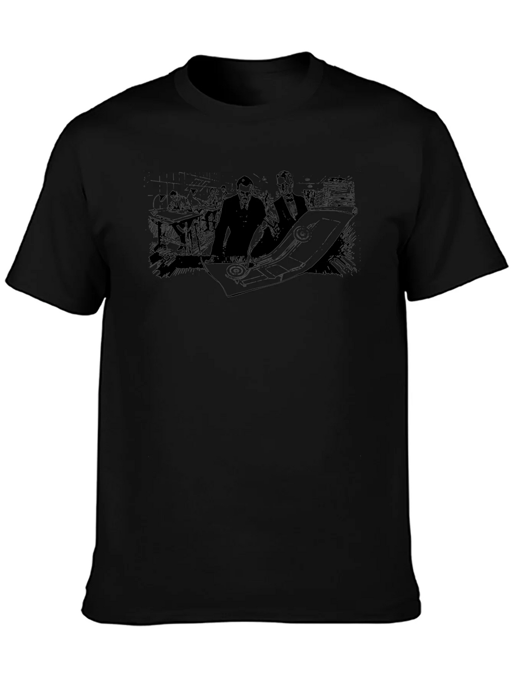 Blueprint Graphic Tee - Mens Black Short Sleeve