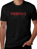 Positive Mindset Graphic Tee - Motivational T-Shirt