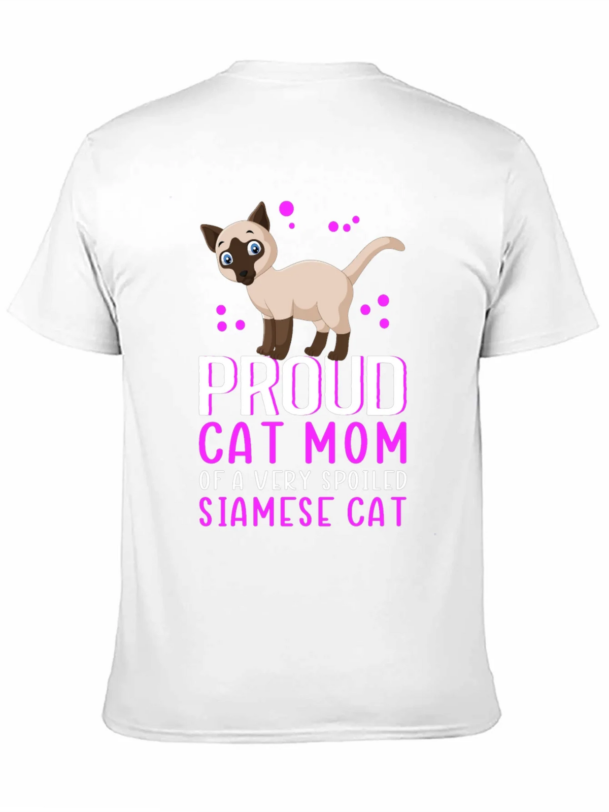 Proud Cat Mom Siamese Cat T-Shirt