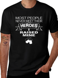 Hero Raised Graphic Tee - Black T-Shirt