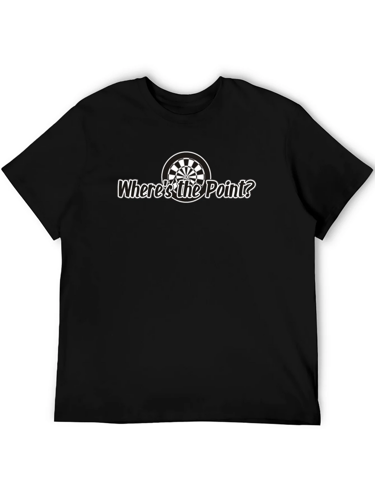 Wheres the Point? Black Graphic Tee
